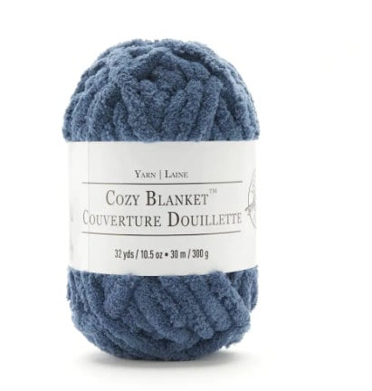 Loops & Threads Cozy Blanket Yarn Black
