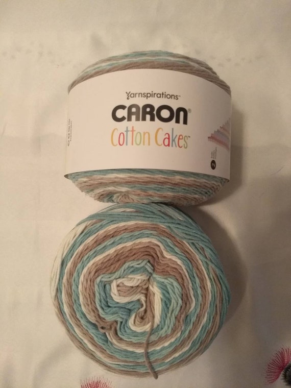 1 Skein , Caron Cotton Cakes , Beach Glass