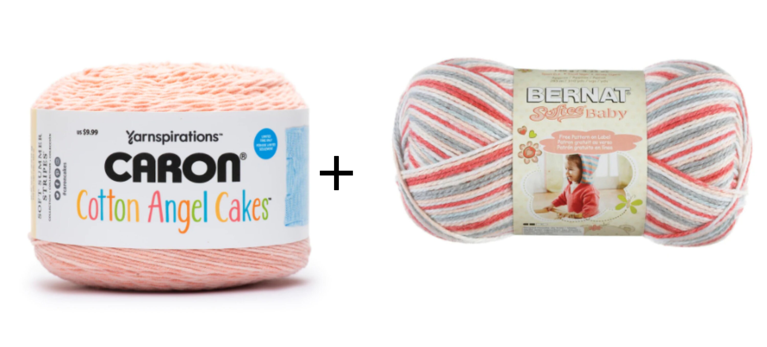 CORAL ROSE Caron Cotton Angel Cakes Yarn PRINCESS Pebbles Etsy