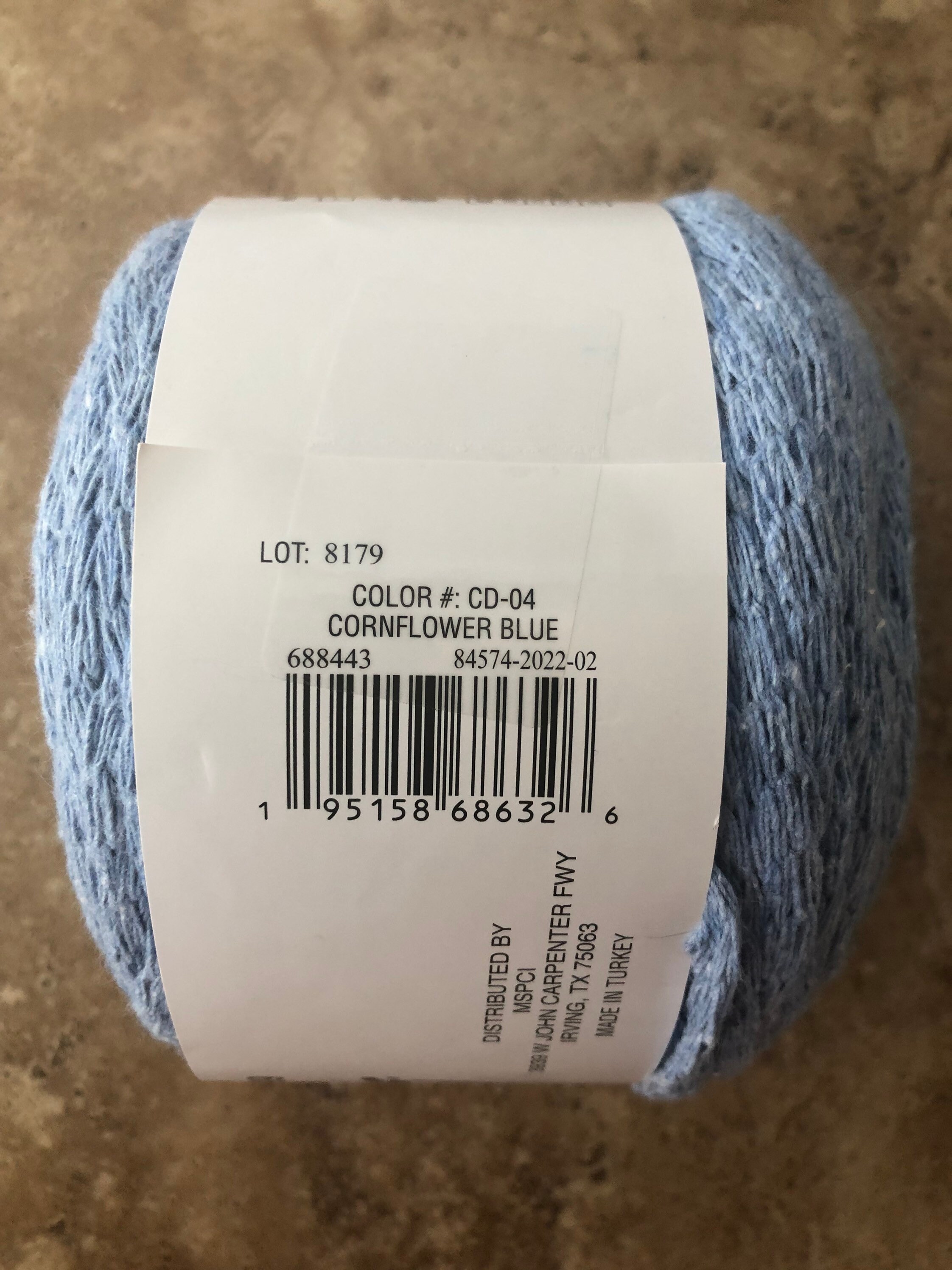 CORNFLOWER BLUE Macrame Colors Yarn Loops and Thread Etsy