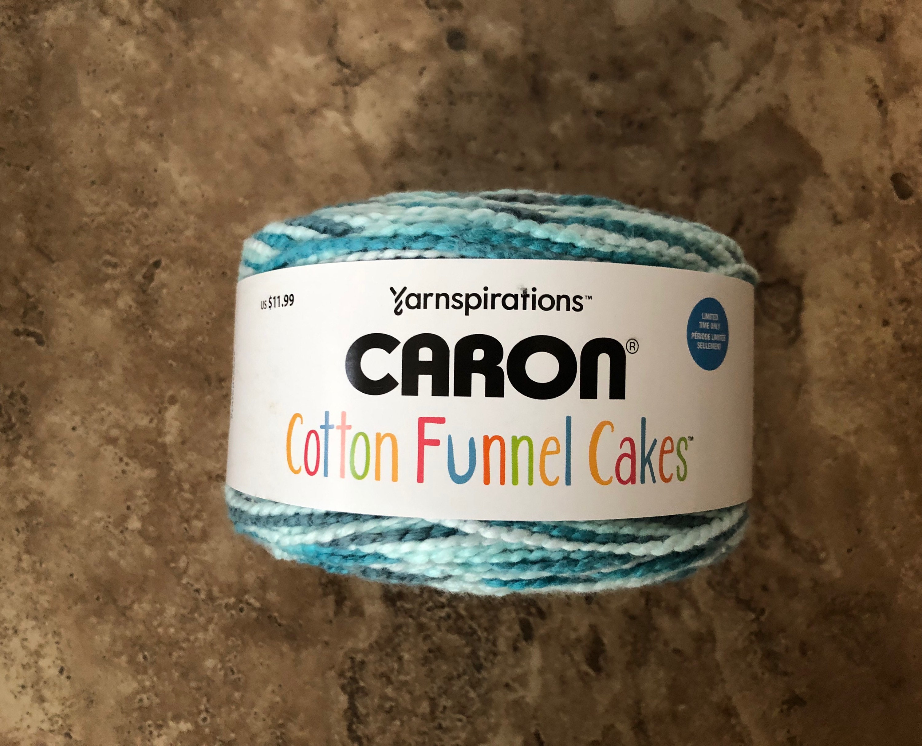 Caron Cotton Funnel Cakes Yarn Rose Petal 