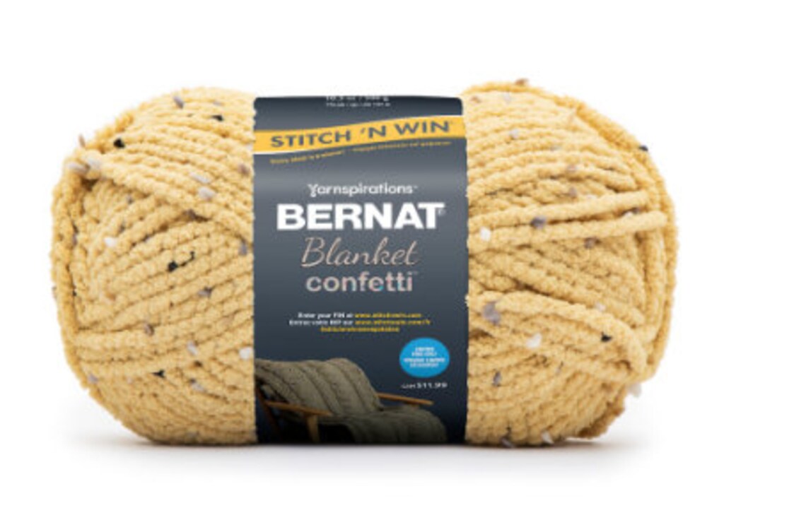 VAPOR CONFETTI Bernat Blanket Confetti Stitch' N Win Yarn Etsy