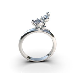 Mickey Mouse Ring | 925 Silver | Disney Character Ring | Cartoon Jewelry | Mickey Mouse Jewelry | Handmade in Peru | Sterling Silver Ring
