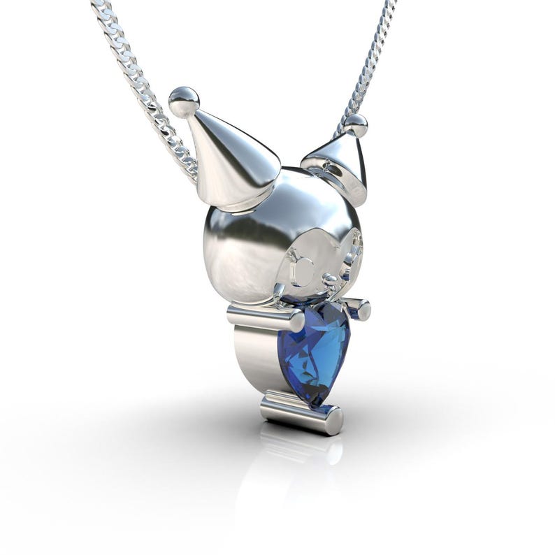 Kuromi Star & Moon 925 Sterling Silver Necklace