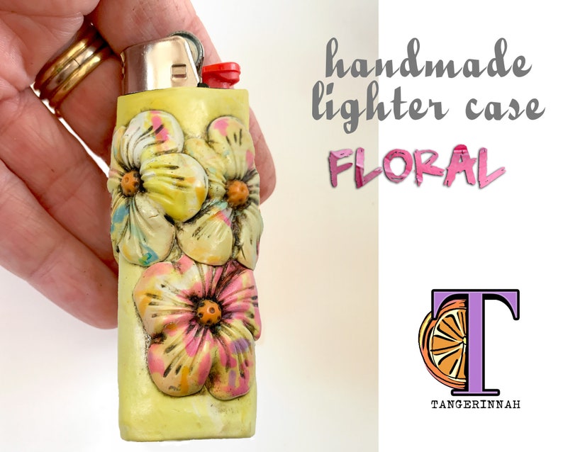 Floral Lighter Case/ Lighter Sleeve/handmade Lighter Etsy