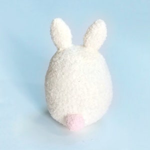 Adopt A Plushy Cute Handmade Bunny Soft Stuffed Rabbit Holding Carrot image 4