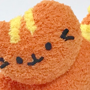 Adopt a Plushie Plush Orange Kitten Soft Handmade Stuffed Cat Cute Stuffed Pet image 3