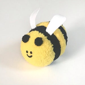 Plushie Pet Adoption - Plush Bumblebee - Cute Handmade Stuffed Animal - Soft Plushy Toy