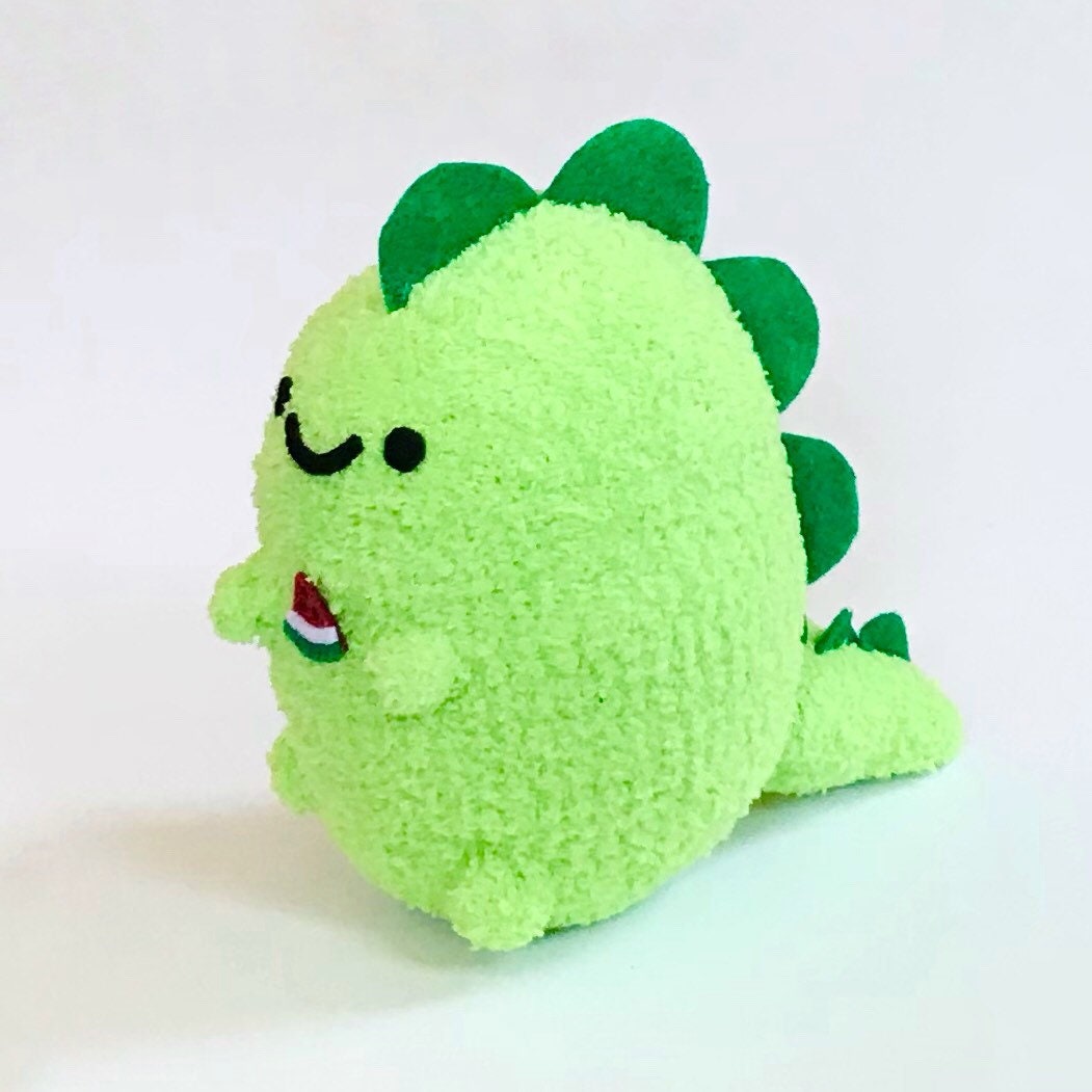 Green Dinosaur Stuffed Animal – 12 Inch Dino Plush Toy, Kawaii Dinosaur Pillow, Cute Plushie For Kids Boys Girls, Easter Or Party Favor