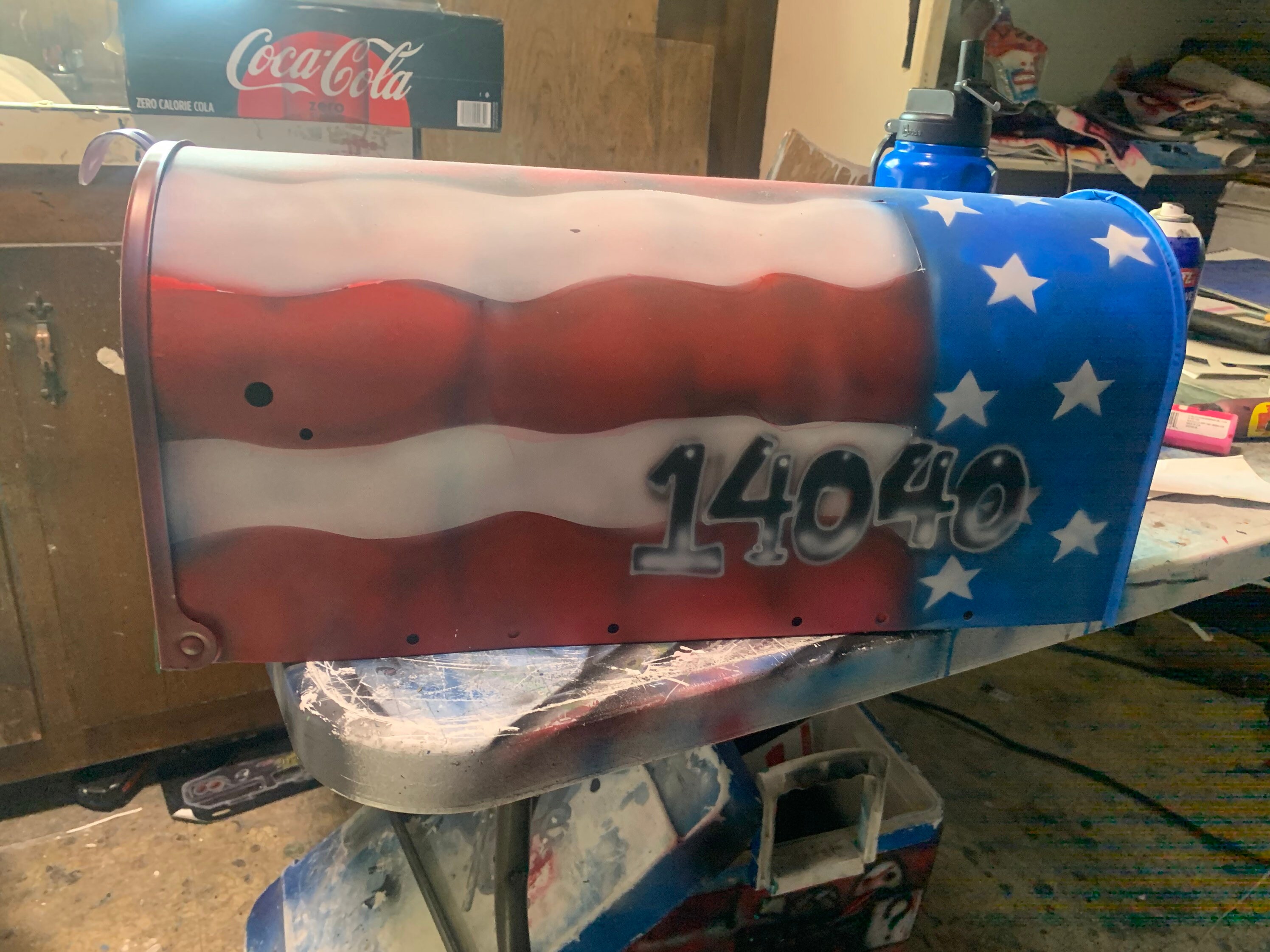 Custom Airbrush Mailboxes/ does not include stand Etsy