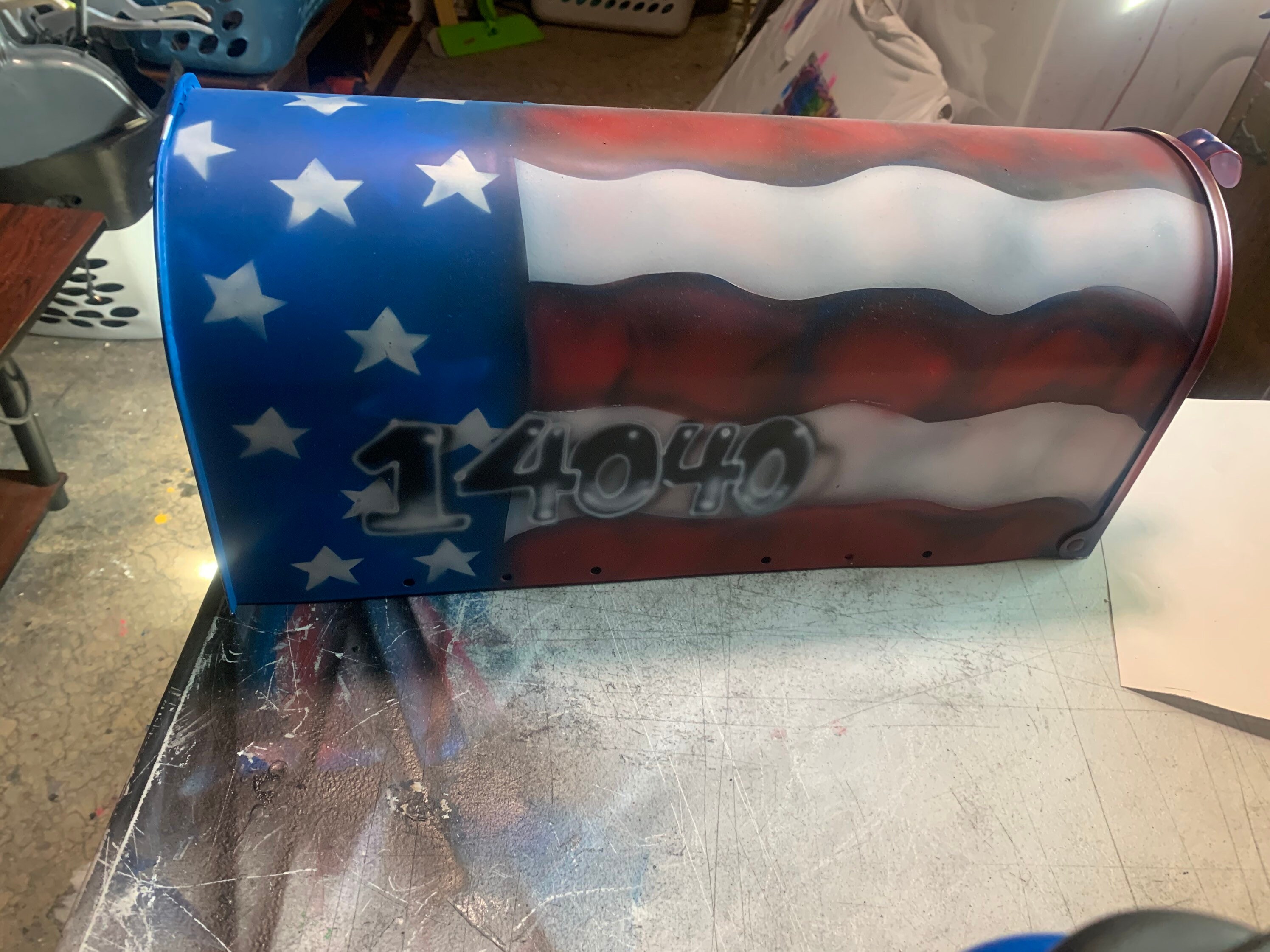 Custom Airbrush Mailboxes/ does not include stand Etsy