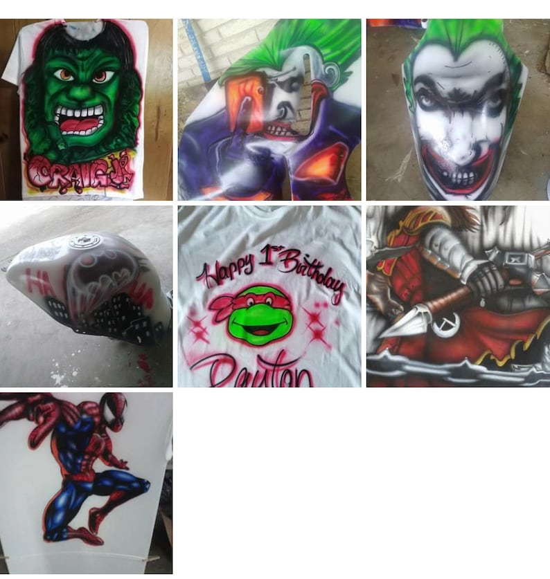 comic anime characters we can airbrush them all. Personalized cartoon
