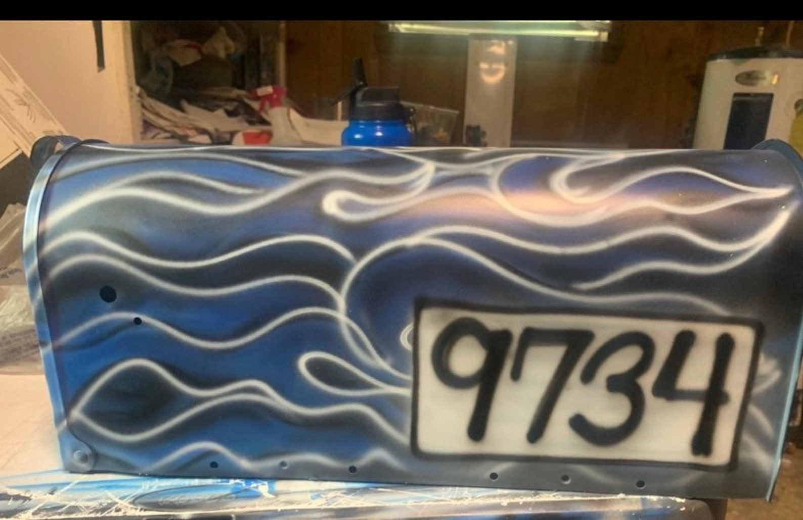 Custom Airbrush Mailboxes/ does not include stand Etsy