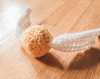 Golden Snitch Cat Toy: Harry Potter Inspired, Organic Catnip