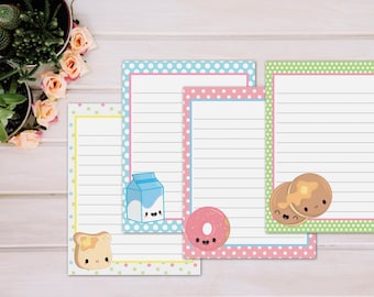 Kawaii Stationary Printable