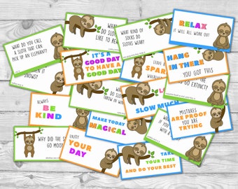 Printable Lunch box notes, School Lunch Notes, Printable Kids Lunchbox Jokes