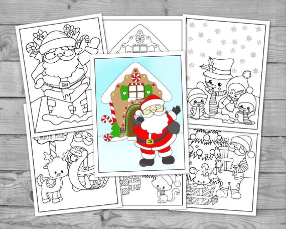 Printable Christmas Coloring for Kids Christmas Activity