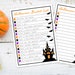 Printable Halloween Bucket List - Bucket List Printable - Autumn ...