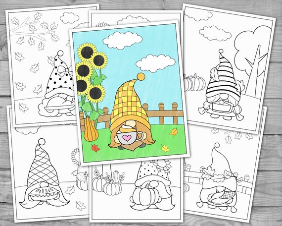 Printable Thanksgiving Coloring for Kids Fall Coloring Pages