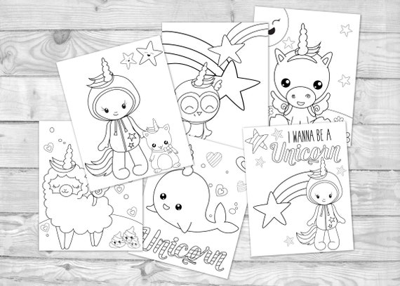 Kawaii Unicorn coloring page  Free Printable Coloring Pages