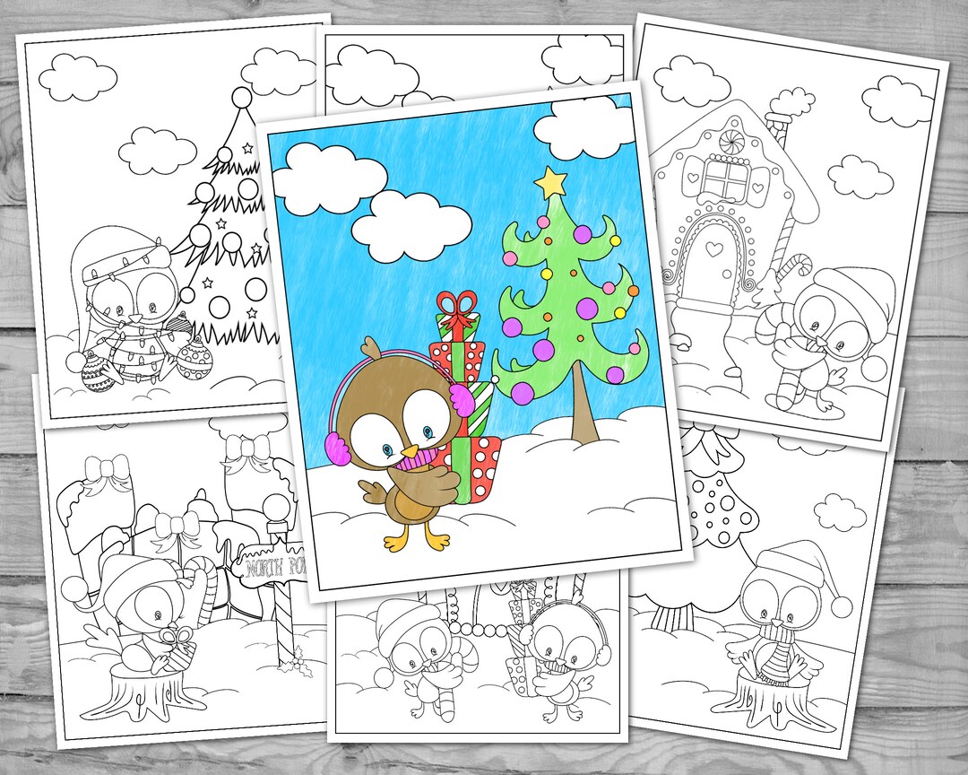 Printable Christmas Coloring For Kids Holiday Activity Coloring Pages Printable Christmas Coloring For Kids Holiday Activity Coloring Pages
