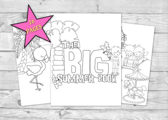 Printable Summer Coloring Book for Kids Kids Coloring Sheets