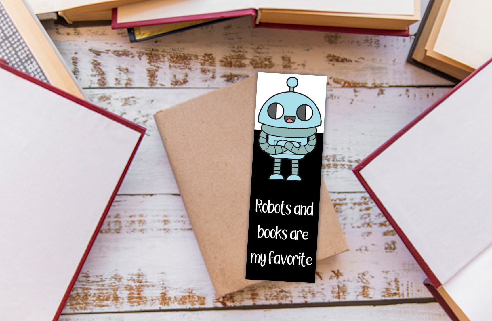 Printable Robot Bookmarks, Student Gifts, Robot Bookmarks for Kids - Etsy