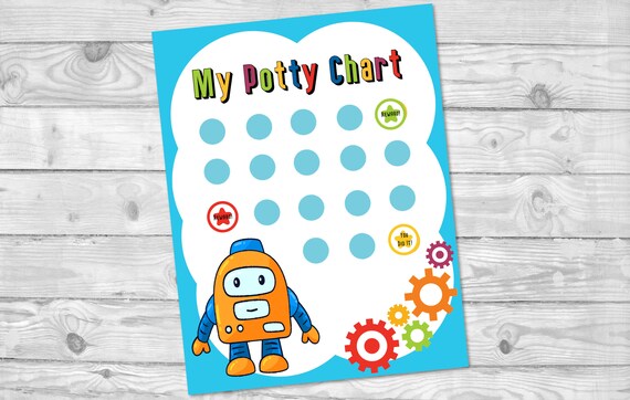 Robot Sticker Chart