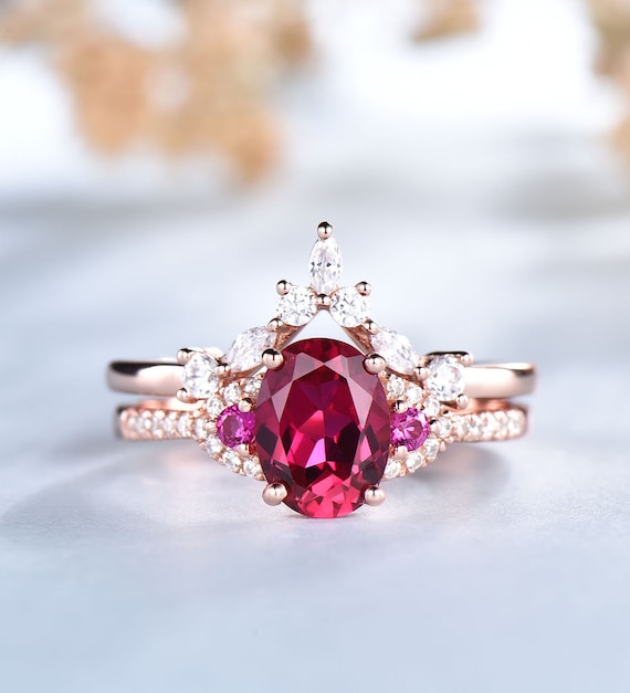 Ruby Crown Stacker Ring Ruby Crown Stacker Ring