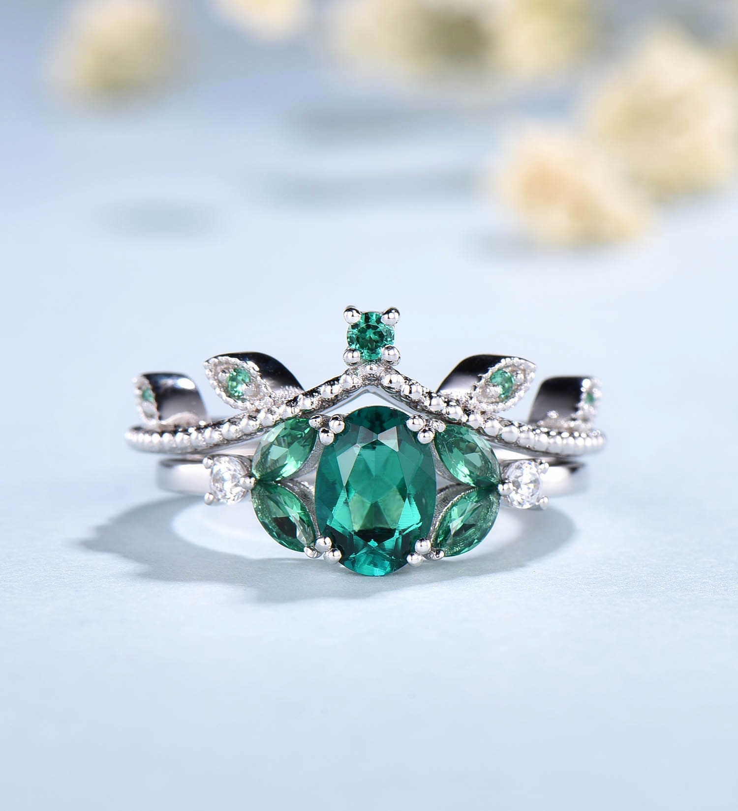 Emerald Ruffle Set