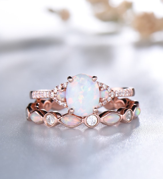 opal ring stackable