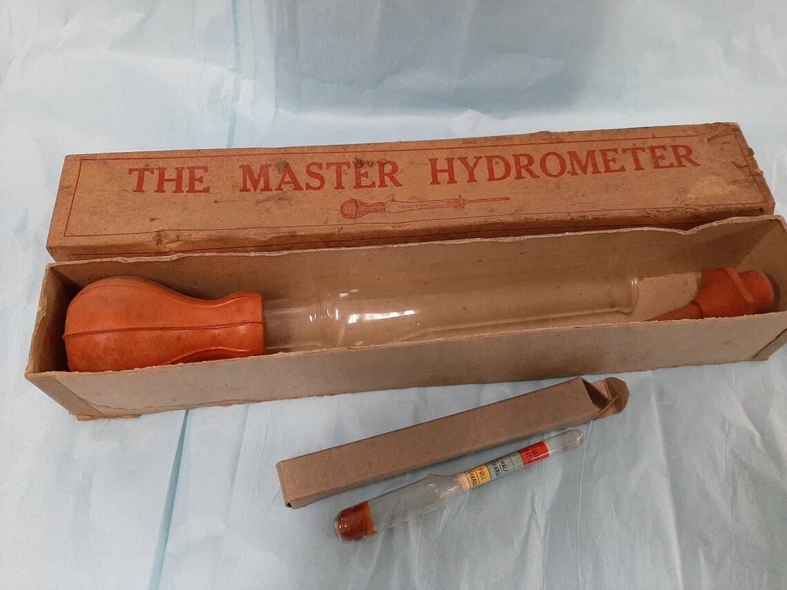 The Master Hydrometer Vintage auto battery tester COMPLETE in Etsy