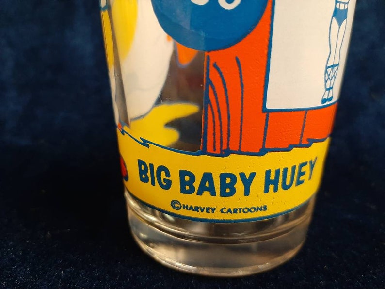 Vintage 1970/'s Pepsi collector series Big Baby Huey 10 ounce drinking glass