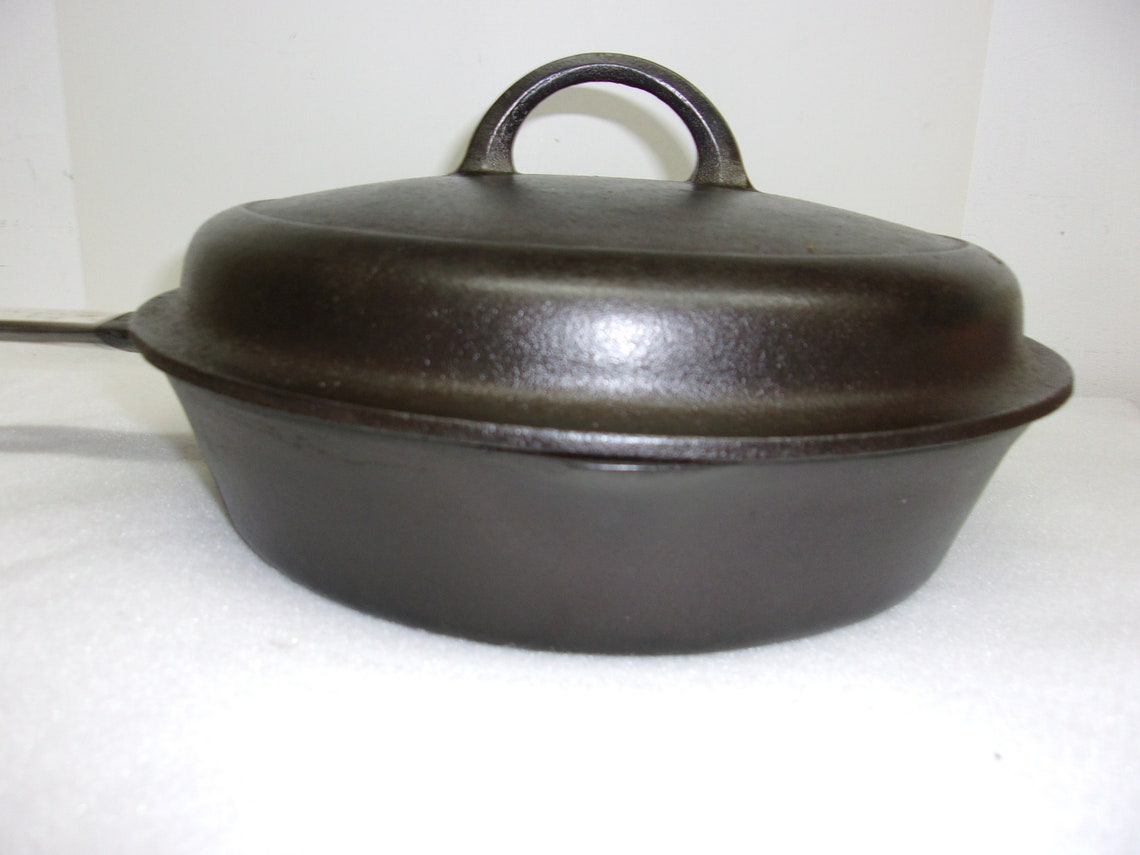 Old Griswold 8 Cast Iron Cover Lid Marked w/ Small Logo Etsy