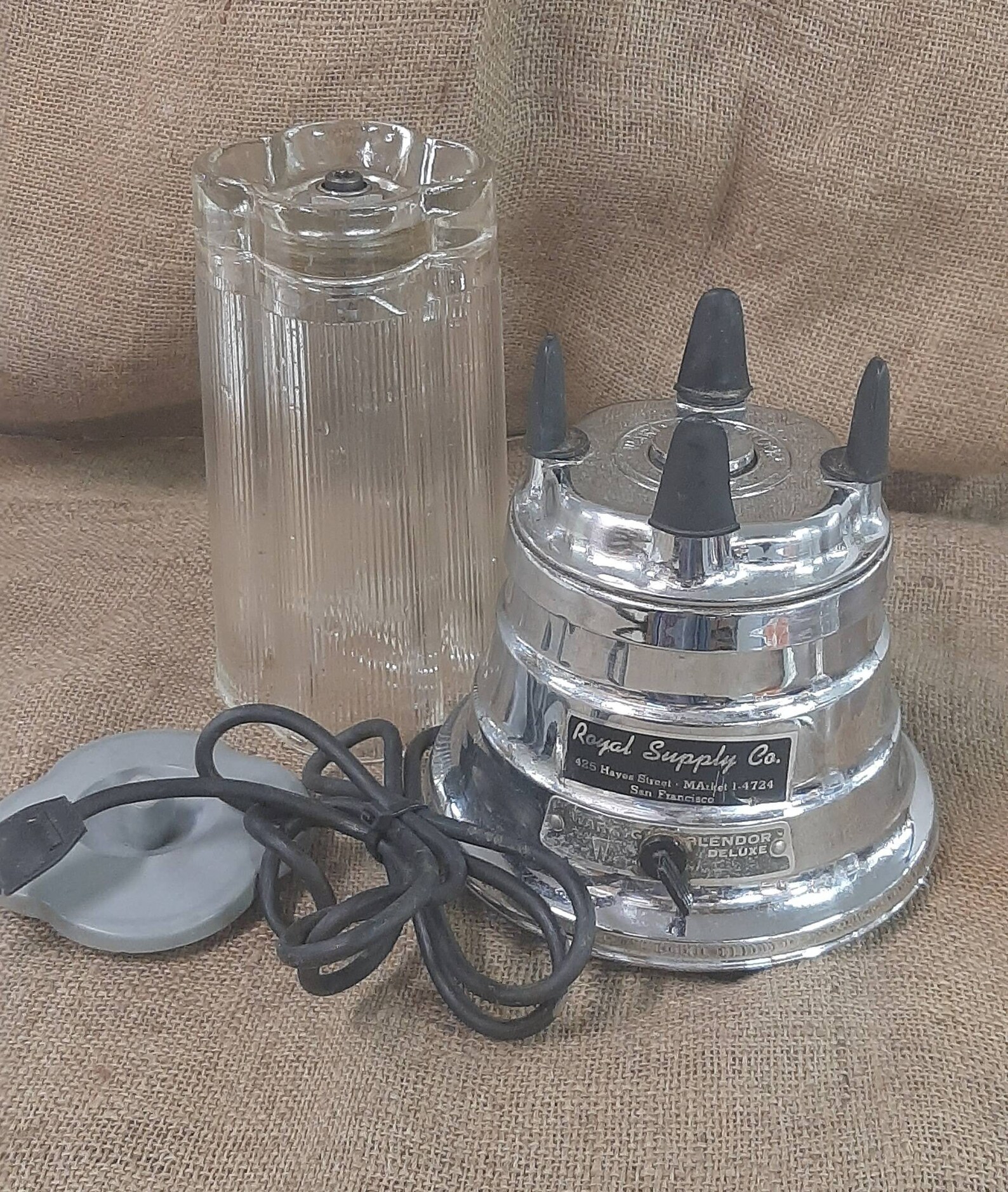 Vintage 1940's Waring 2 speed Blender Deluxe Model 702B Etsy