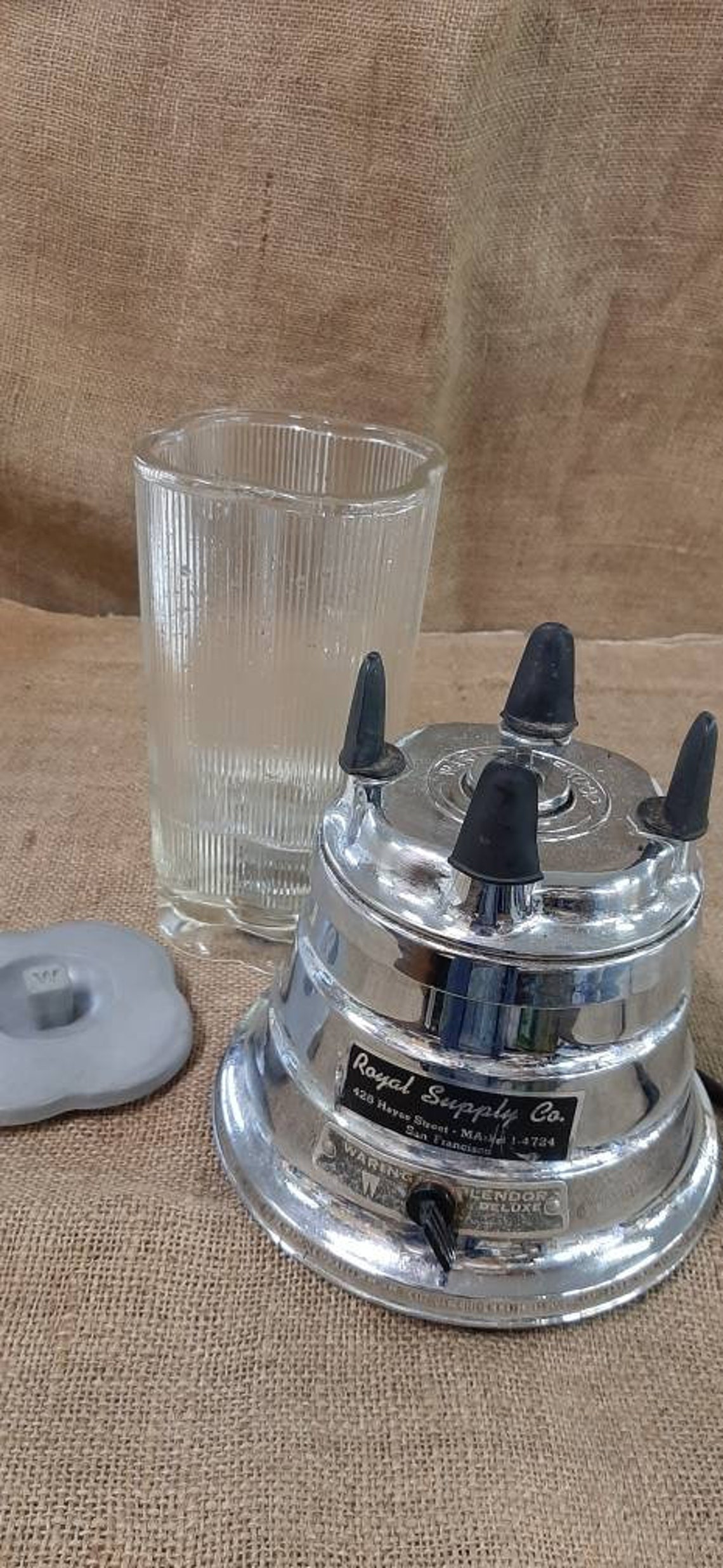 Vintage 1940's Waring 2 speed Blender Deluxe Model 702B Etsy