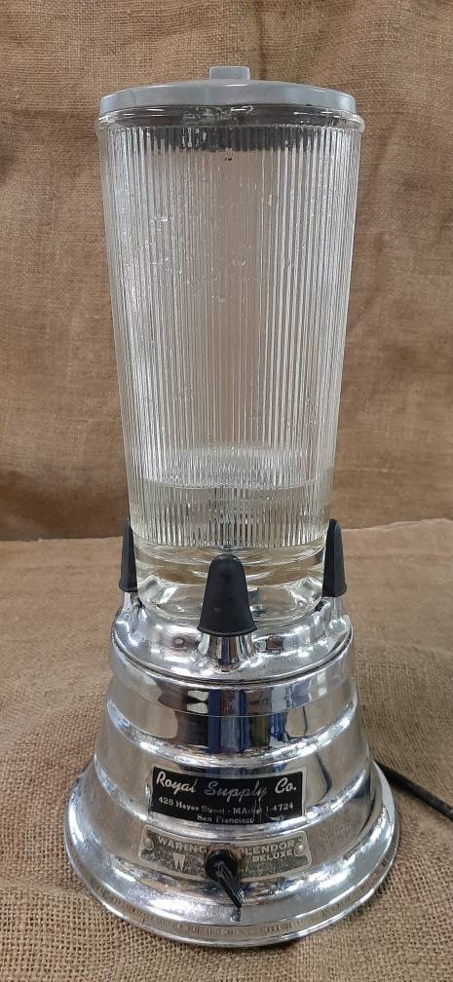 Vintage 1940's Waring 2 speed Blender Deluxe Model 702B Etsy