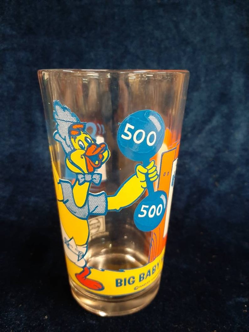 Vintage 1970/'s Pepsi collector series Big Baby Huey 10 ounce drinking glass