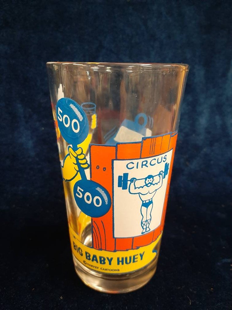 Vintage 1970/'s Pepsi collector series Big Baby Huey 10 ounce drinking glass