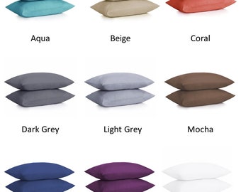 zippered bed pillow cases