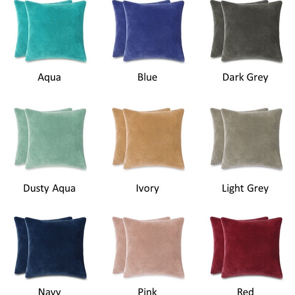 18x18 inches Super Soft Light Weight Anti-Static Plush Fleece Decorative Throw Pillow Cover