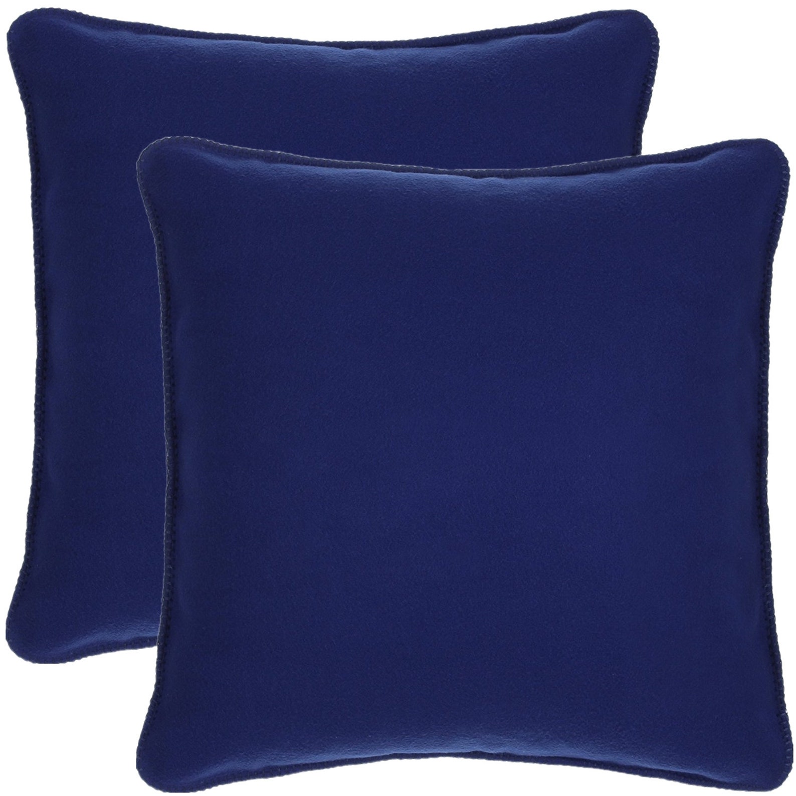 Pacck of 2 Super Soft Fleece Decorative Throw Pillow Cover Cushion Sham