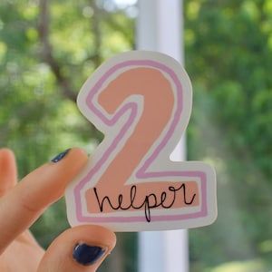 Enneagram 2 - Helper Sticker || Enneagram Sticker, Enneagram 2, Helper