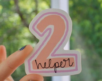 Enneagram 2 - Helper Sticker || Enneagram Sticker, Enneagram 2, Helper