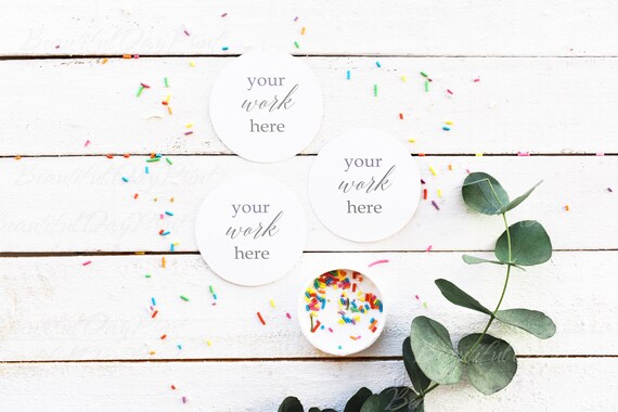 Wedding Mockup Wedding Stationery Mockup Jpgpsd Stiker Mockup Round