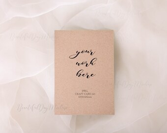 A6 Card Mockup Etsy