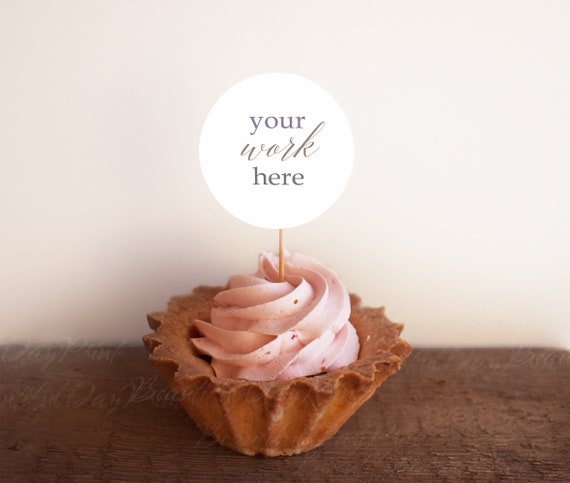 Download Wedding Mockup Jpgpsd Cupcake Topper Mockup Cupcake Tags Mock Bookmark Mockup Psd Free Download All Free Mockups