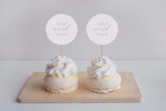 Download Wedding Mockup Cupcake Topper Mockup Cupcake Tags Mock Up Etsy