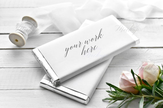 Download Wedding Mockupchocolate Wrapper Mockupcandy Bar Mockup Etsy