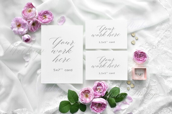 Wedding Mockup Wedding Set Mockup Wedding Stationery Mockup Etsy
